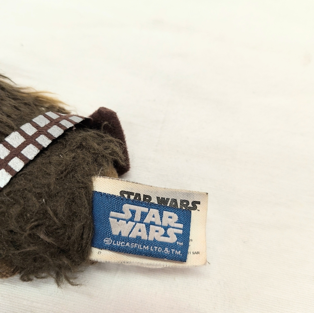 VINTAGE | Star Wars Chewbacca Plush Key Chain Toy - Picture 5 of 6